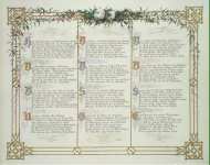 Graeb Carl Georg Anton and Schutze Ernst Friedrich Gotthold II Eighth Sheet of the Poem Blancheflour by K.F. Scherenberg - Hermitage
